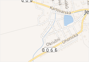 Dukelská v obci Jeneč - mapa ulice