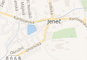Krátká v obci Jeneč - mapa ulice