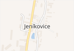 Jeníkovice v obci Jeníkovice - mapa části obce