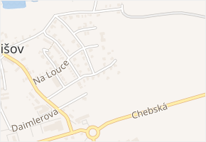 Heřmánková v obci Jenišov - mapa ulice