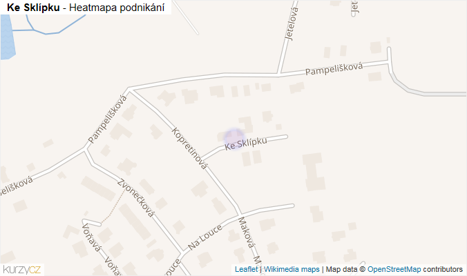 Mapa Ke Sklípku - Firmy v ulici.