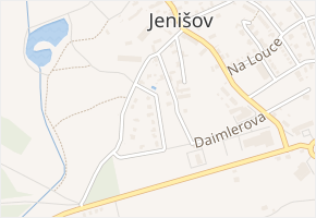 U Vodojemu v obci Jenišov - mapa ulice
