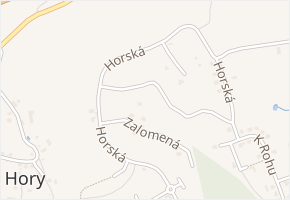 V Oblouku v obci Jenišov - mapa ulice