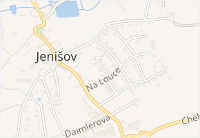 Voňavá v obci Jenišov - mapa ulice