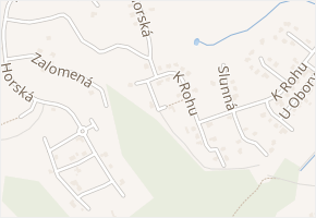 Vyhlídková v obci Jenišov - mapa ulice