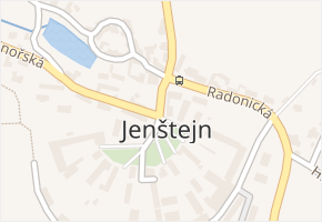 Jenštejn v obci Jenštejn - mapa části obce