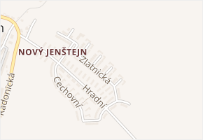 Zlatnická v obci Jenštejn - mapa ulice