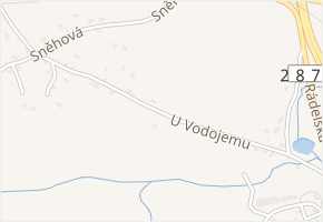 U Vodojemu v obci Jeřmanice - mapa ulice
