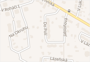 Do Polí v obci Jesenice - mapa ulice