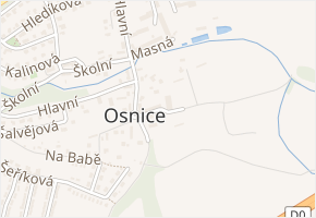 Dolní v obci Jesenice - mapa ulice