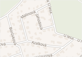 Jahodová v obci Jesenice - mapa ulice