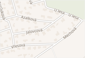 Jalovcová v obci Jesenice - mapa ulice