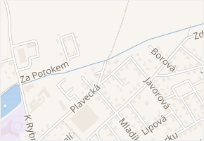 Jedlová v obci Jesenice - mapa ulice