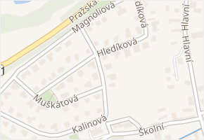 Kalinová v obci Jesenice - mapa ulice