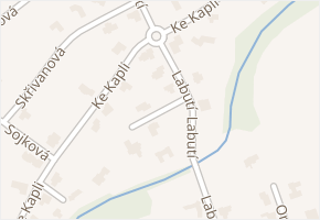 Kosí v obci Jesenice - mapa ulice