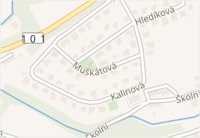Muškátová v obci Jesenice - mapa ulice