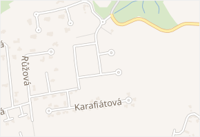 Olivová v obci Jesenice - mapa ulice