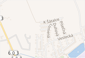 Příčná I. v obci Jesenice - mapa ulice