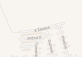 Šátalka v obci Jesenice - mapa ulice
