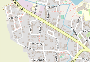 Šátalka v obci Jesenice - mapa ulice