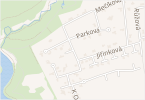 Slunečnicová v obci Jesenice - mapa ulice