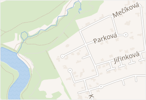 Sněženková v obci Jesenice - mapa ulice
