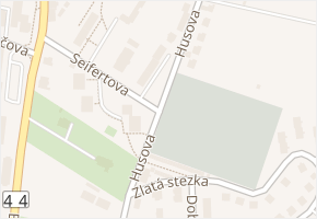 Husova v obci Jeseník - mapa ulice