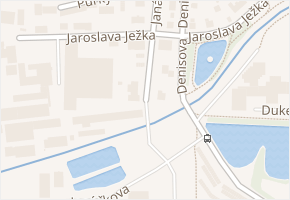 Janáčkova v obci Jeseník - mapa ulice