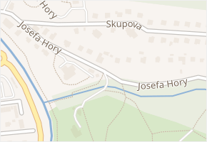 Josefa Hory v obci Jeseník - mapa ulice