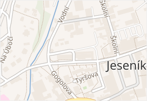 Mašínova v obci Jeseník - mapa ulice