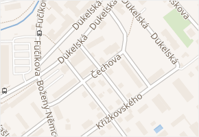 Růžičkova v obci Jeseník - mapa ulice