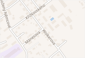 Wolkerova v obci Jeseník - mapa ulice