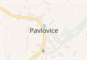 Pavlovice v obci Jestřebí - mapa části obce