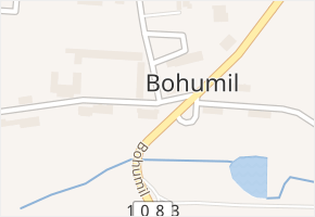 Bohumile v obci Jevany - mapa ulice