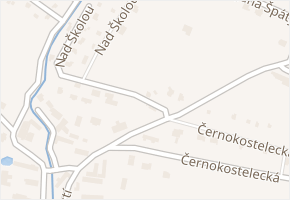 Nad Školou v obci Jevany - mapa ulice