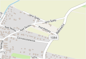 Pod Pláňaty v obci Jevany - mapa ulice