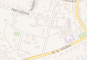 K. H. Borovského v obci Jevíčko - mapa ulice