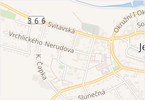 Nappova v obci Jevíčko - mapa ulice