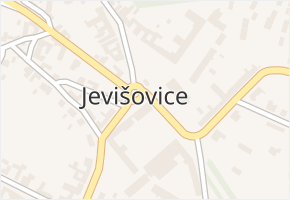 Jevišovice v obci Jevišovice - mapa části obce