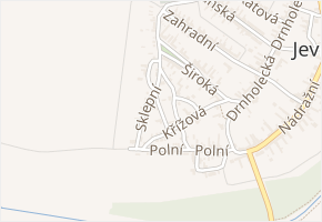 Tichá v obci Jevišovka - mapa ulice