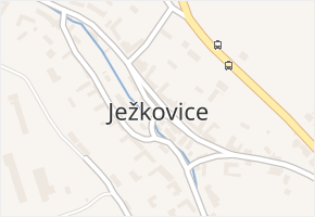 Ježkovice v obci Ježkovice - mapa části obce