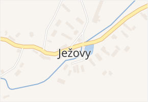 Ježovy v obci Ježovy - mapa části obce