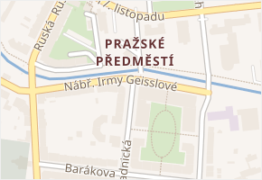 Butovská v obci Jičín - mapa ulice