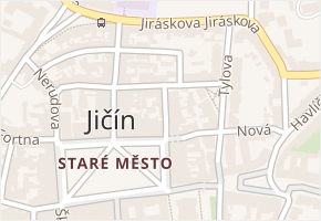 Čelakovského v obci Jičín - mapa ulice