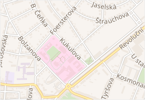 Kukulova v obci Jičín - mapa ulice