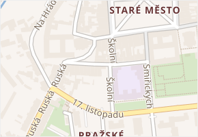 Lindnerova v obci Jičín - mapa ulice