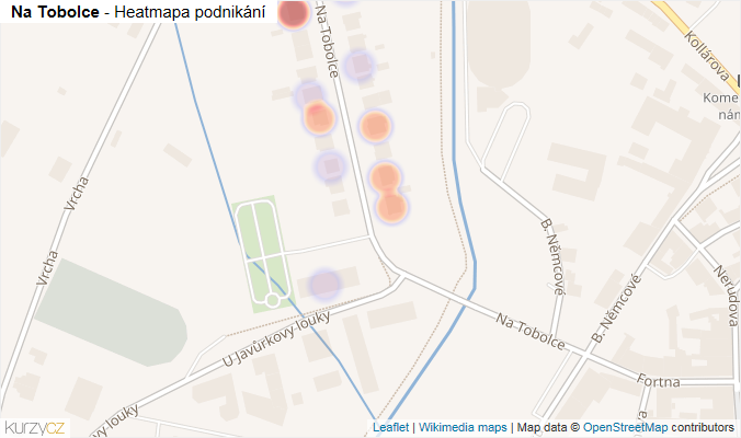 Mapa Na Tobolce - Firmy v ulici.