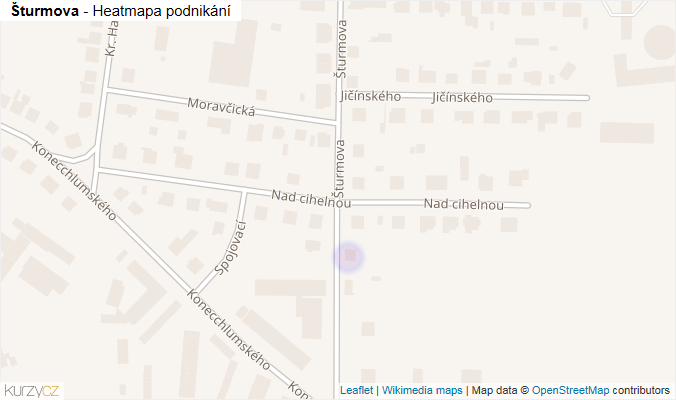 Mapa Šturmova - Firmy v ulici.