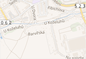 Barvířská v obci Jihlava - mapa ulice