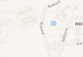 Buková v obci Jihlava - mapa ulice